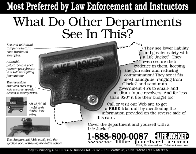 Life Jacket Gun Lock Blakley Creative, Inc.