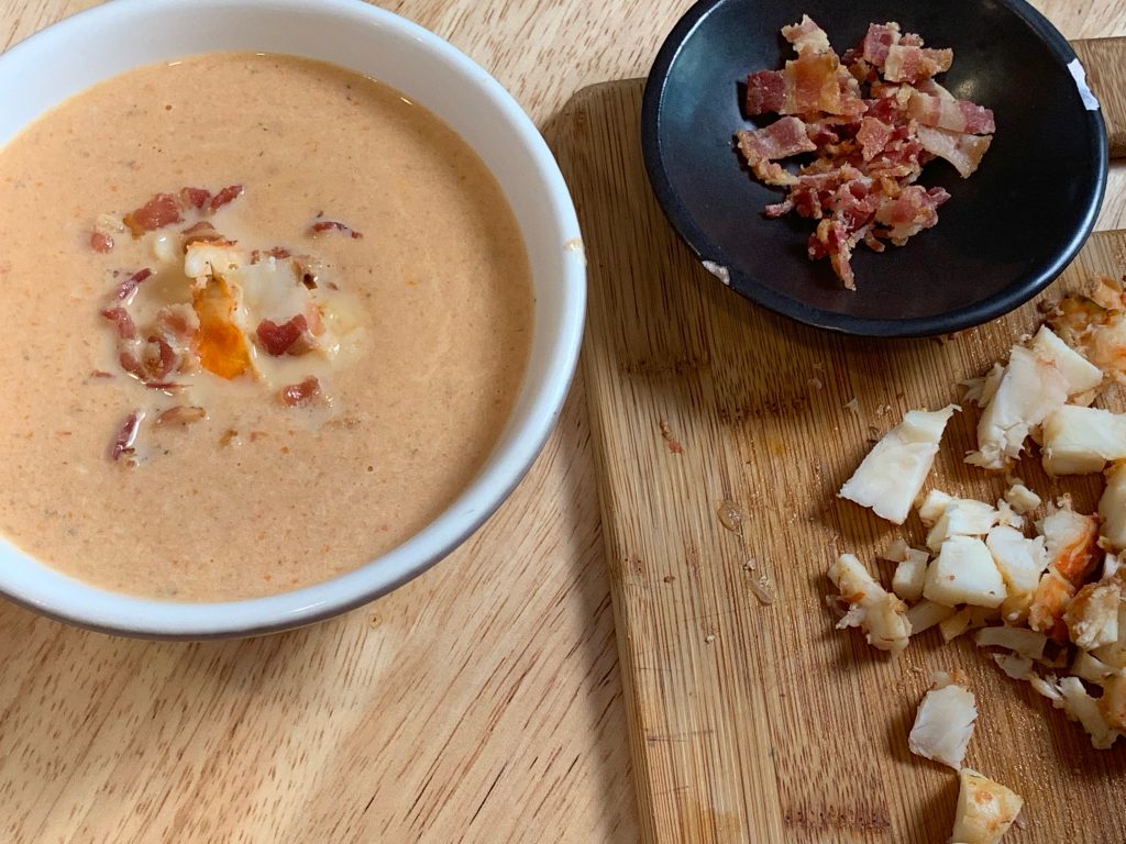 Lobster Bisque With Crumbled Bacon (Instant Pot) BlakOpal