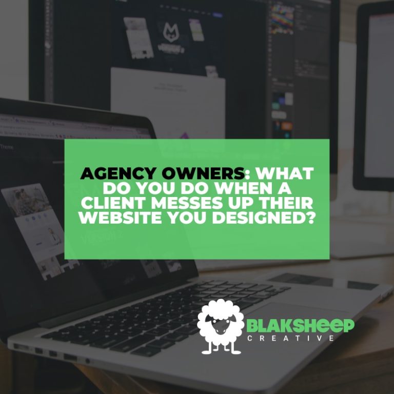 Agency Owners What Do You Do When a Client Messes Up Their site?