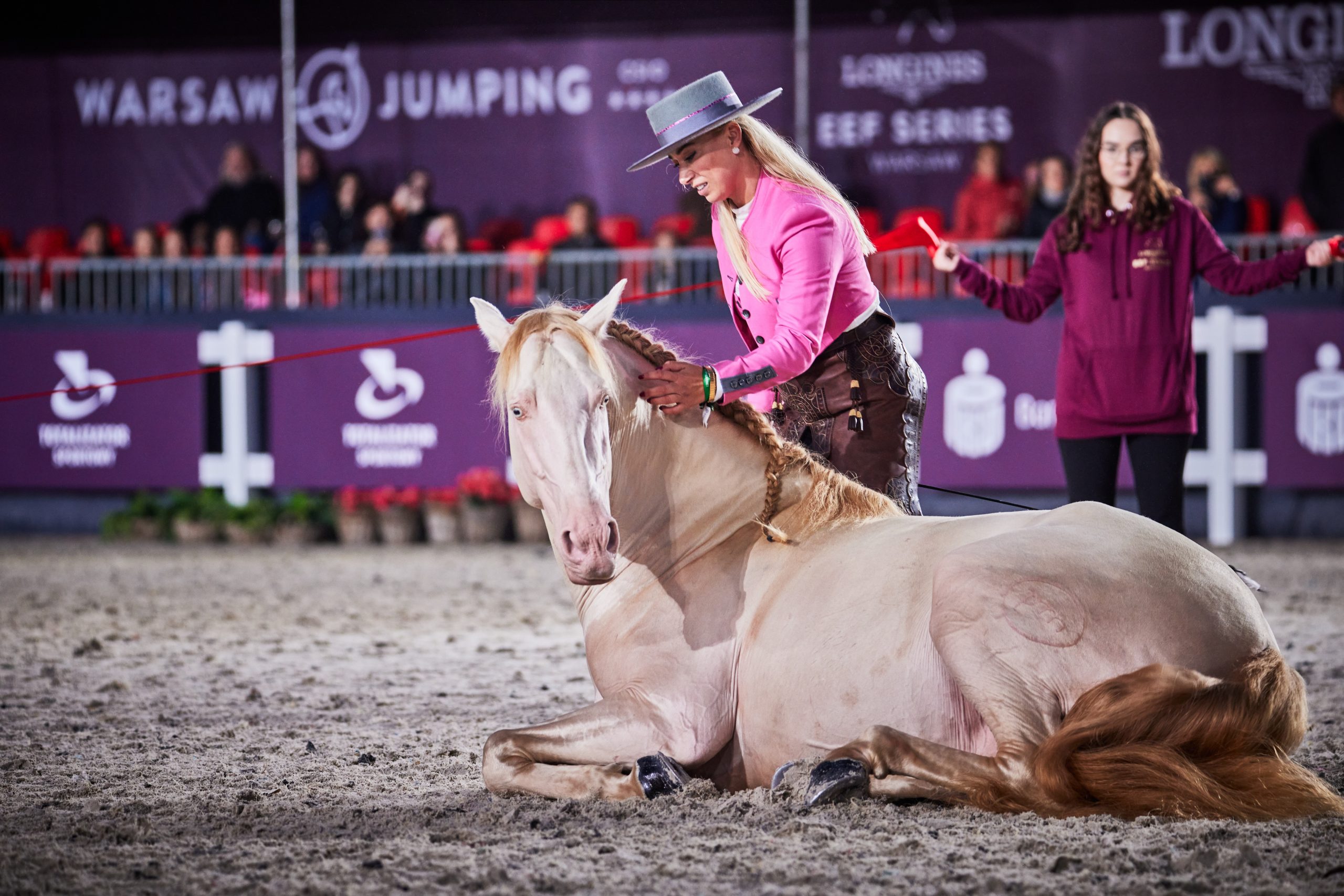 Natural horsemanship show Blanka Satora