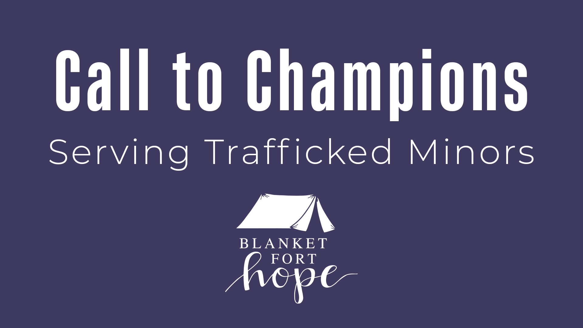 Call to Champions Blanket Fort Hope