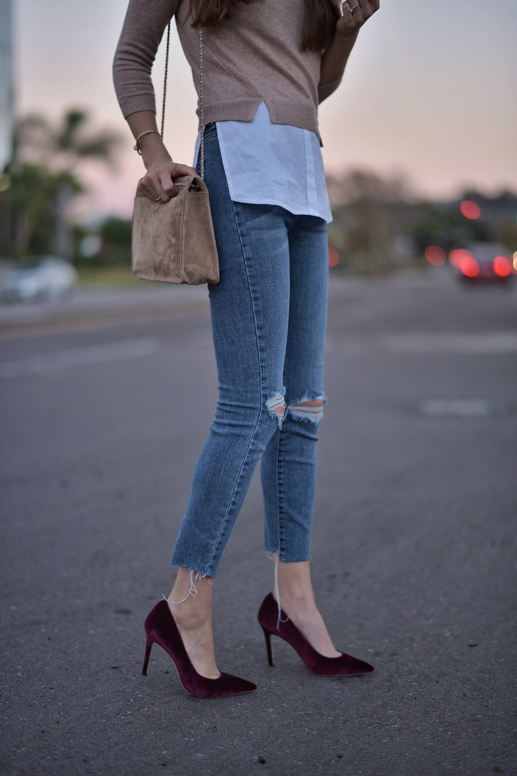 How to Wear Velvet Shoes this Fall