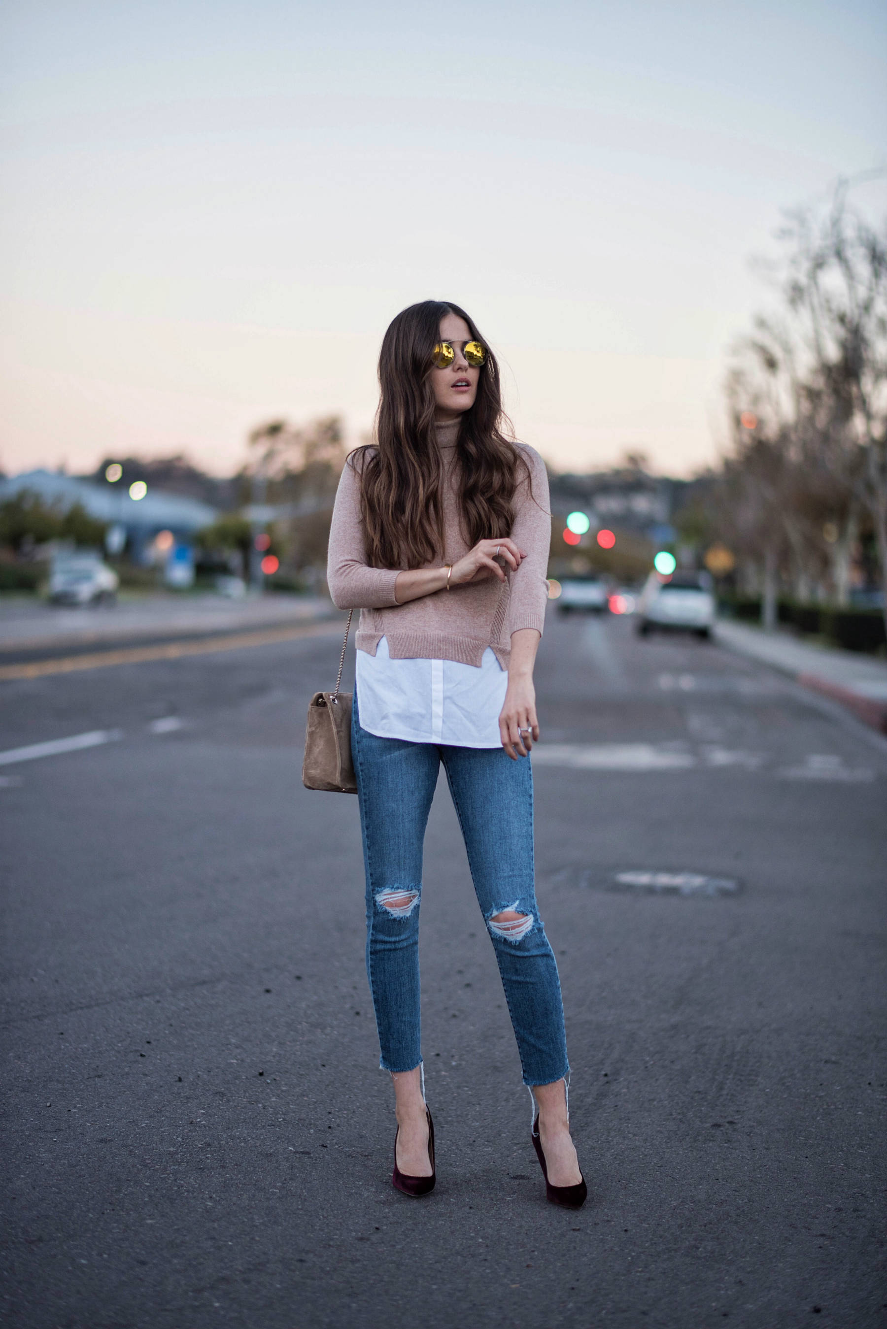 How to Wear Velvet Shoes this Fall