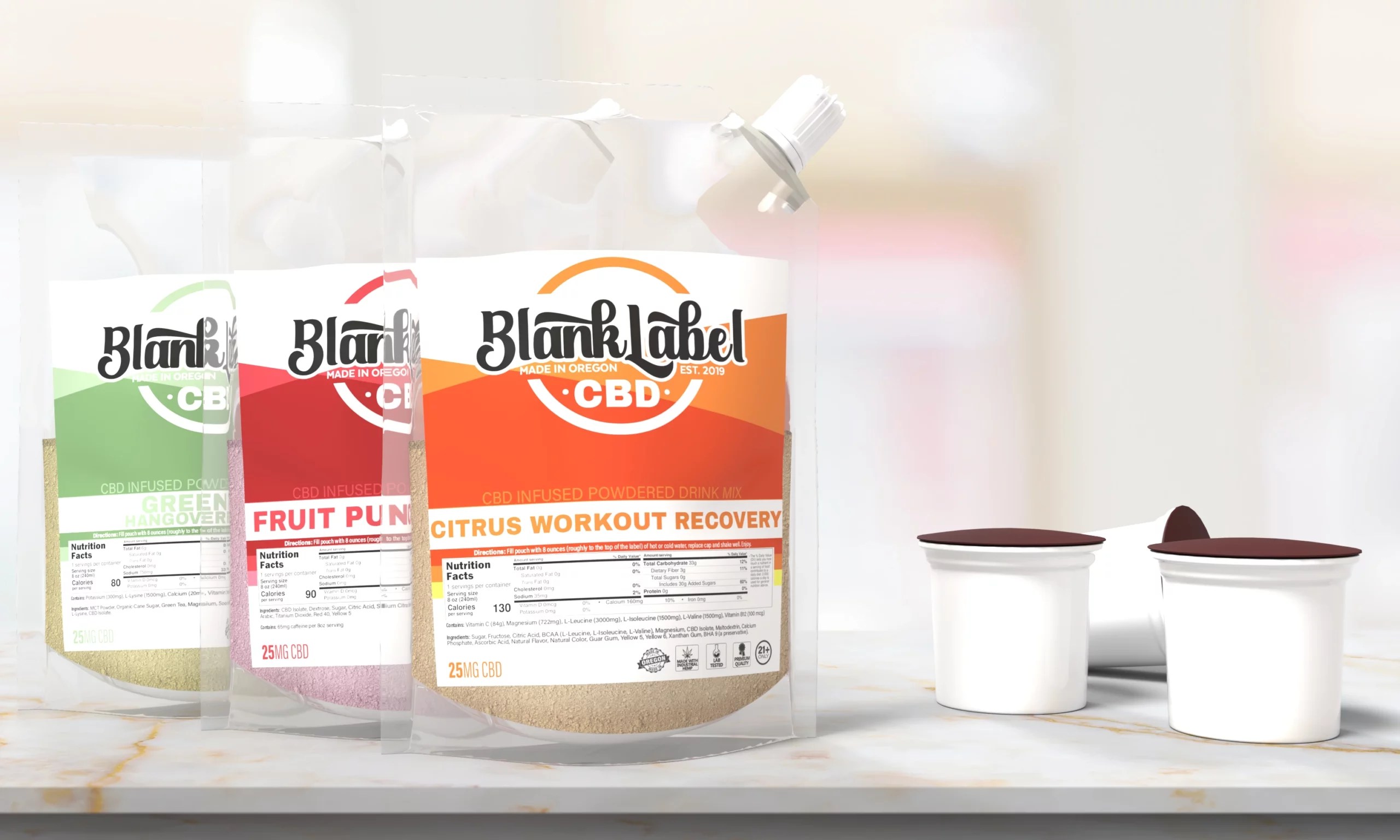 Drink Mixes Blank Label CBD