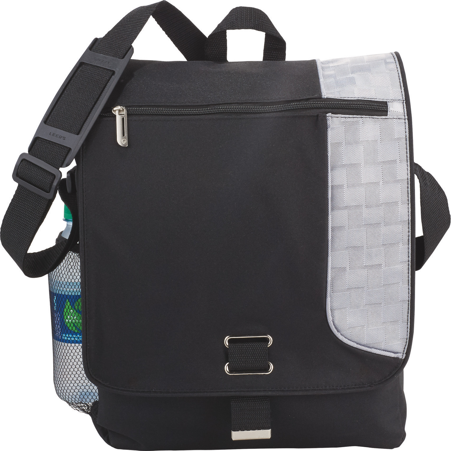 Gridlock Vertical 15" Computer Messenger Bag Blank Promo Bags