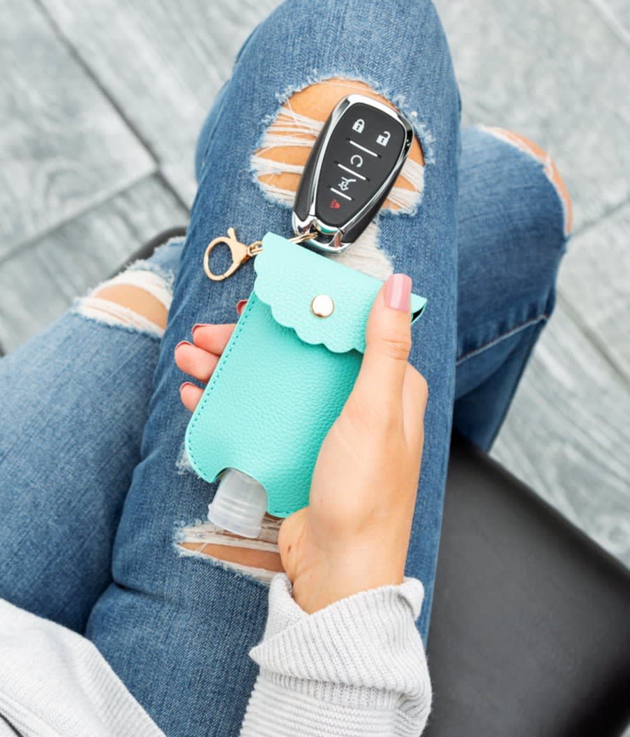 Hand Sanitizer Key Ring Holder Blanks Outlet