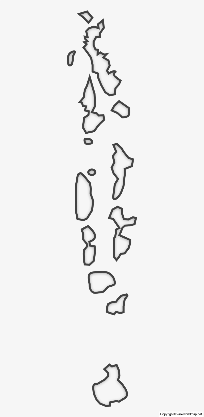 Asia Map Black And White With Maldives Printable Blank Maldives Map with Outline, Transparent Map