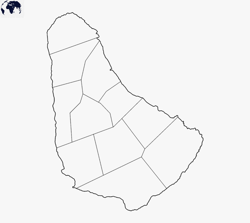 Blank Barbados Map Blank World Map