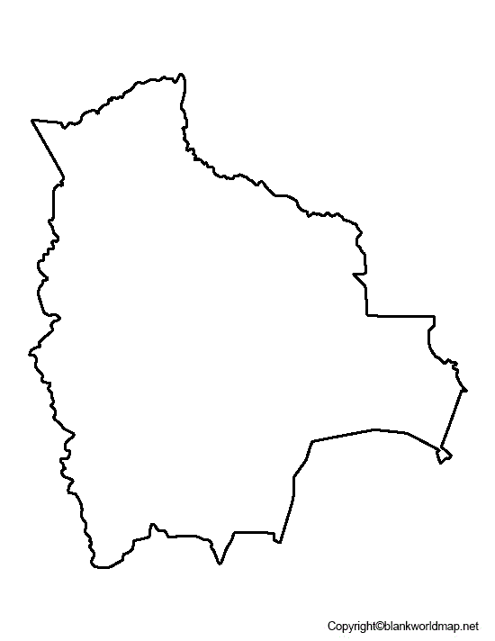 Blank Map Of Bolivia Outline Bolivia Map Blank World Map