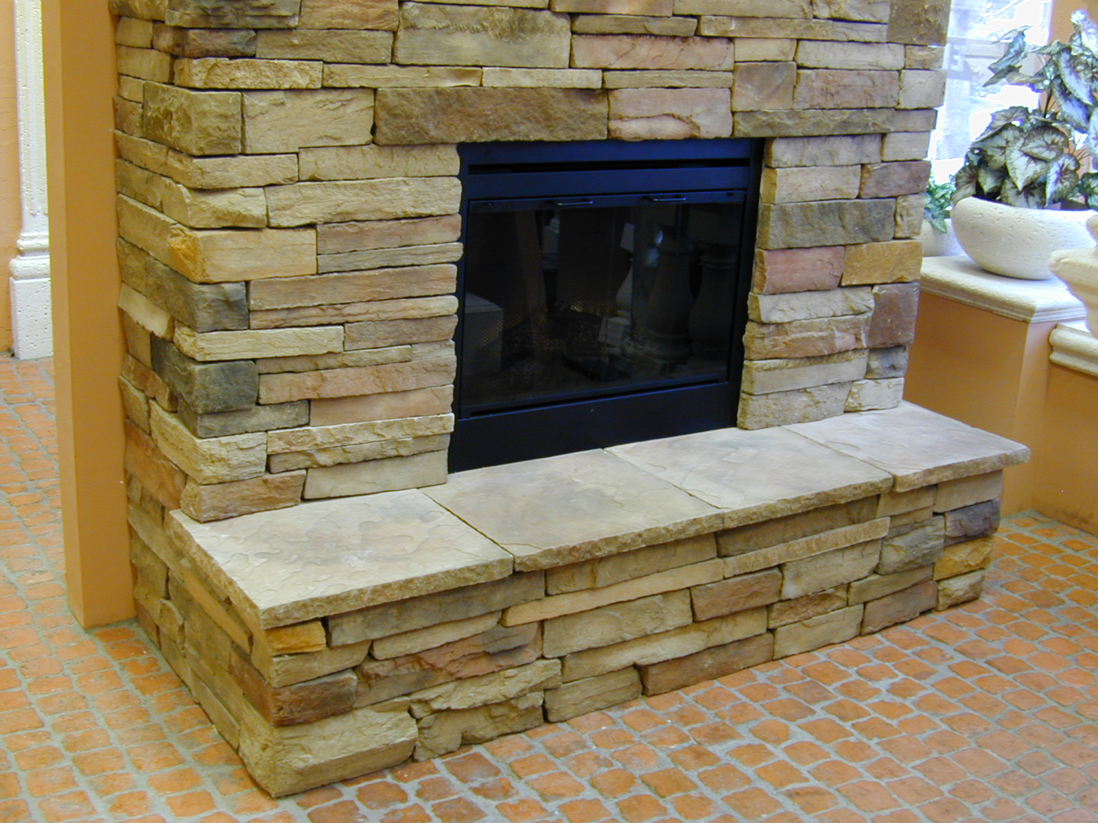 Fireplace remodel on Pinterest Stone Veneer, Gas Fireplaces and