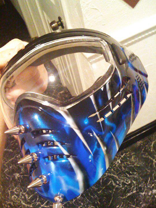 PaintBall Mask Blast Airbrush llc