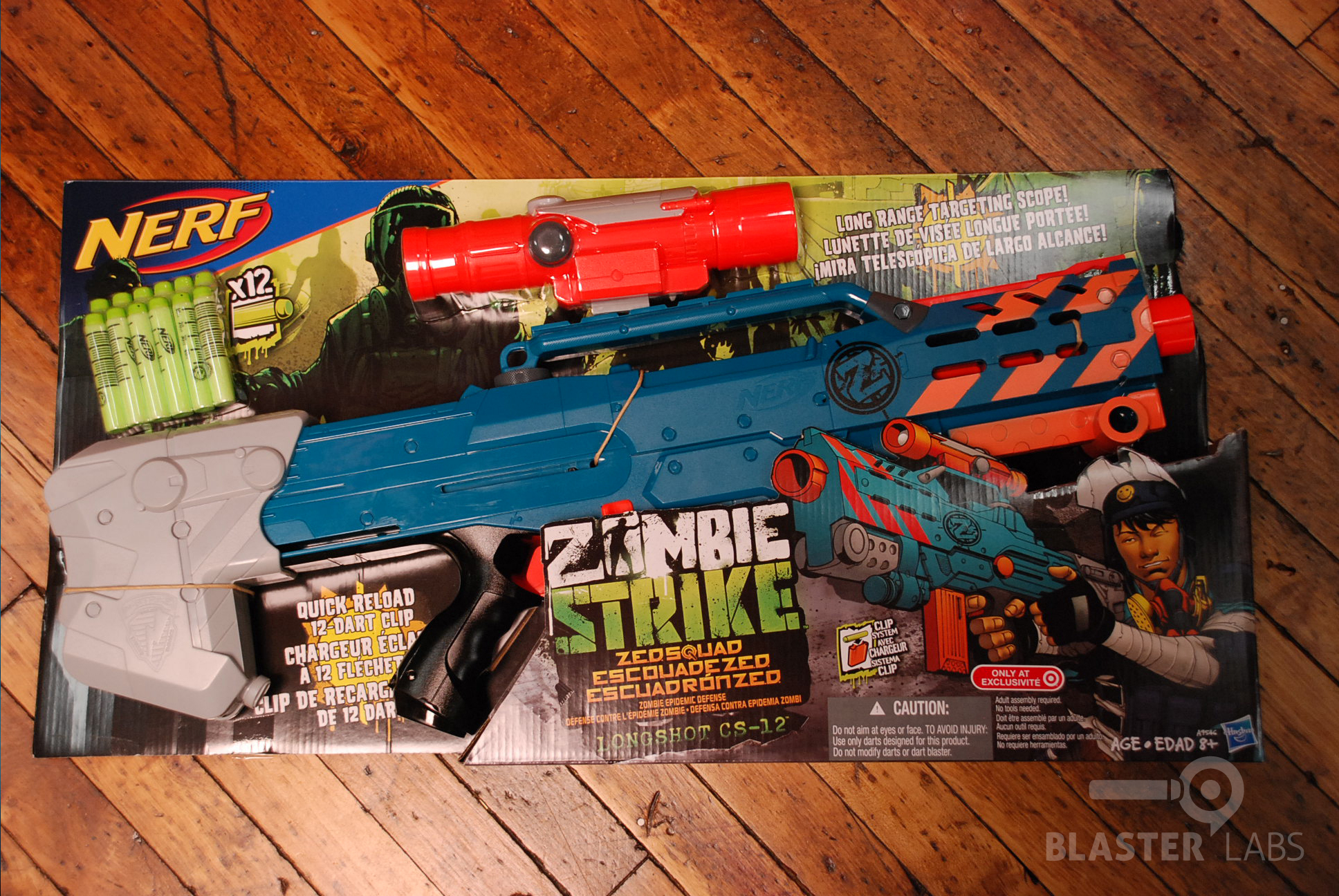 Nerf Zombie Strike Longshot CS12 Review Blaster Hub