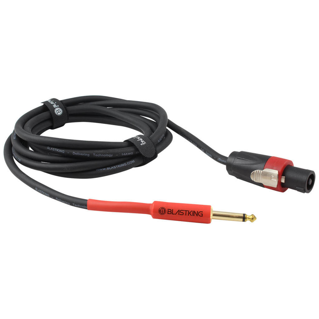 Speakon to 1/4″ Cable 100 Ft. CSPQ12100 Blastking