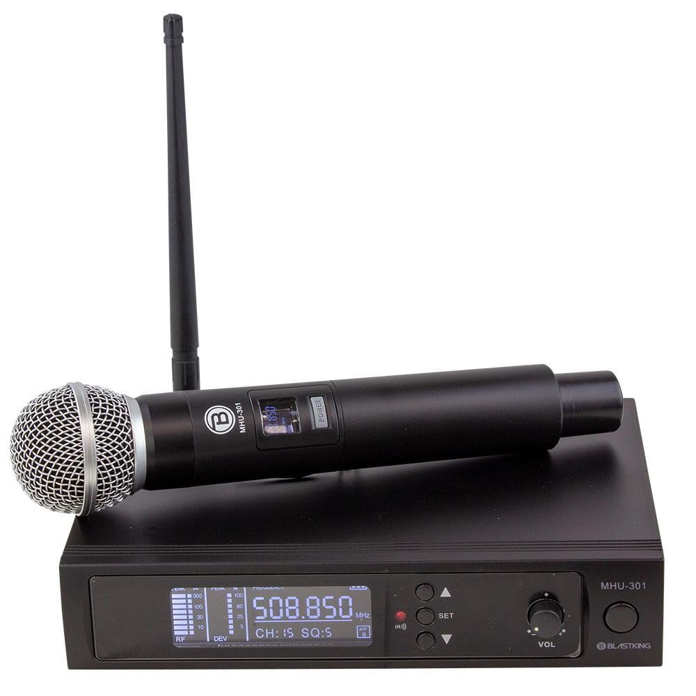 UHF DSP WIRELESS MICROPHONE SYSTEM MHU301 Blastking
