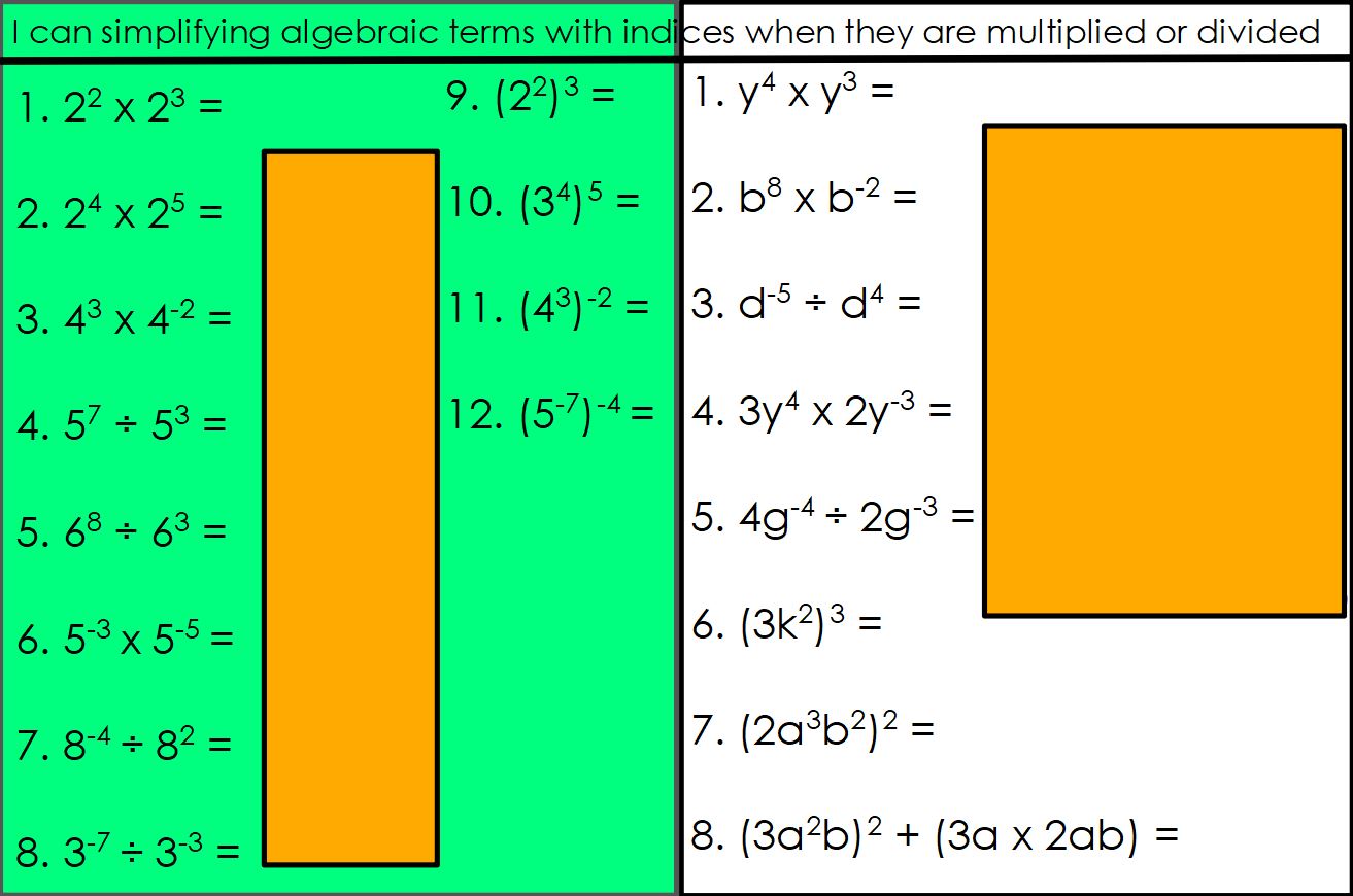 Indices and Roots BlastMaths