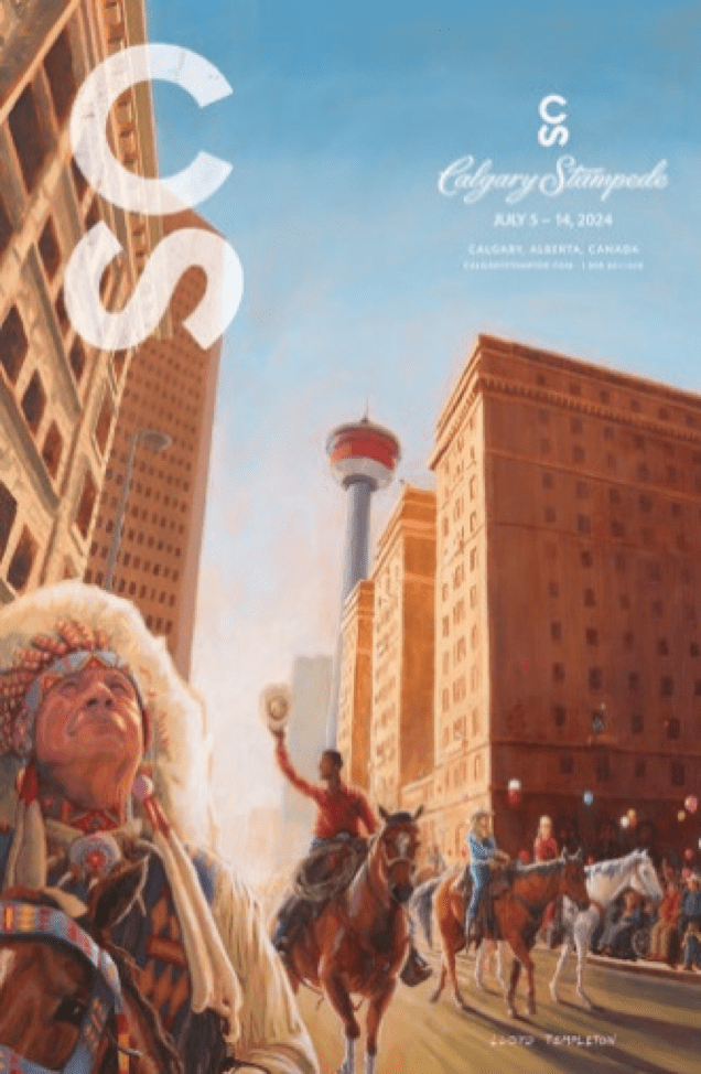 Calgary Stampede 2024 Blazing Saddle Western Display