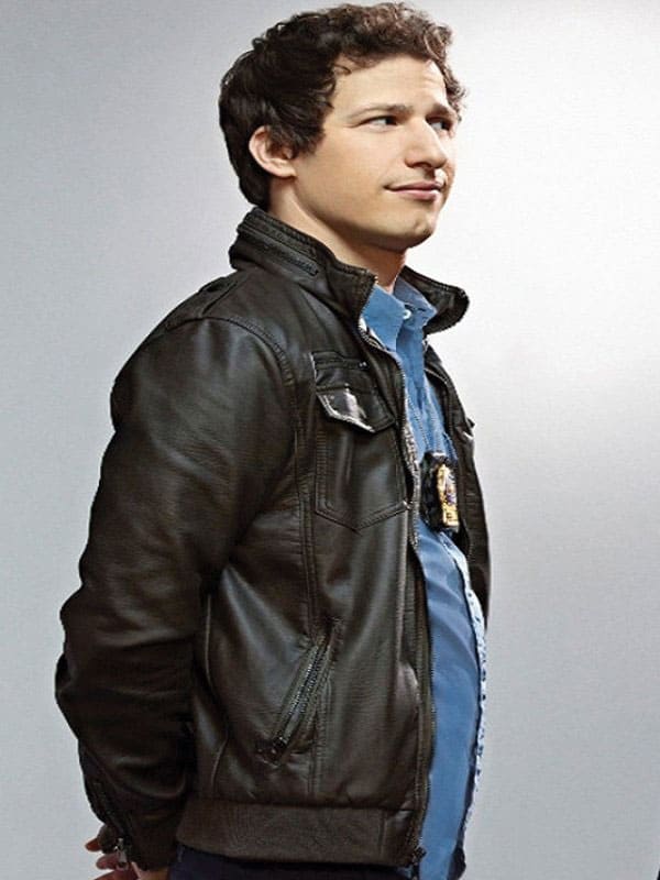 Brooklyn NineNine Jake Peralta Leather Jacket Blazon Leather