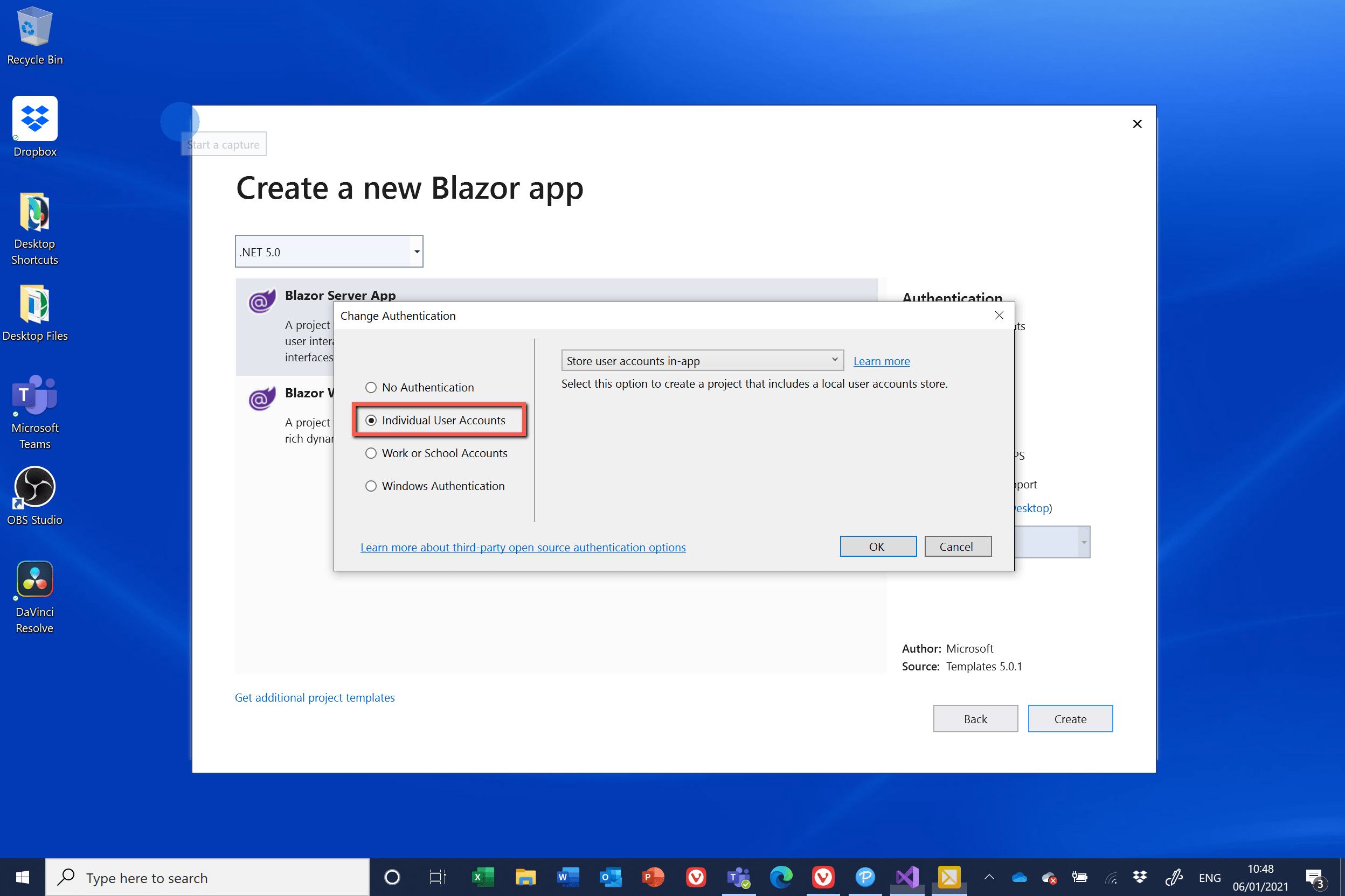 Visual Studio Setup Purchase Orders