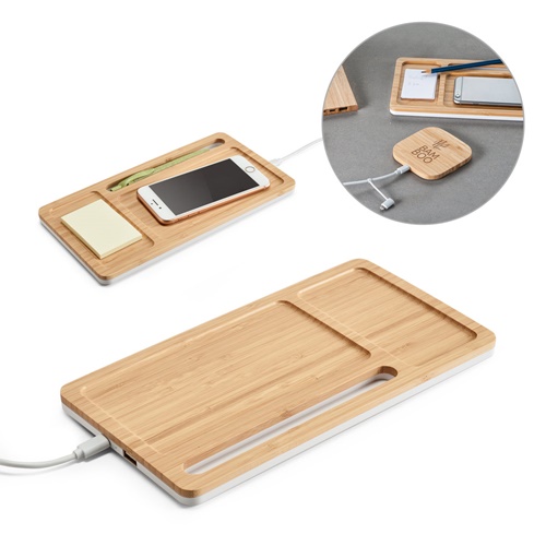 MOTT. Desk organizer with wireless charger Blazos Promotion