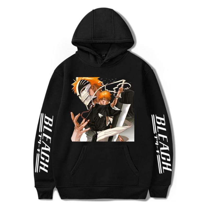 Bleach Hoodies Hot! Bleach Kurosaki Ichigo Anime Pullover Hoodie