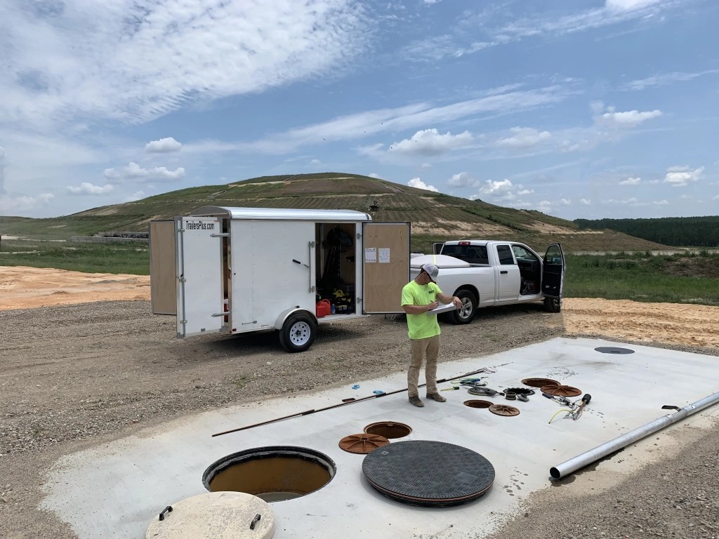UST System Testing at Landfill BLE Corp