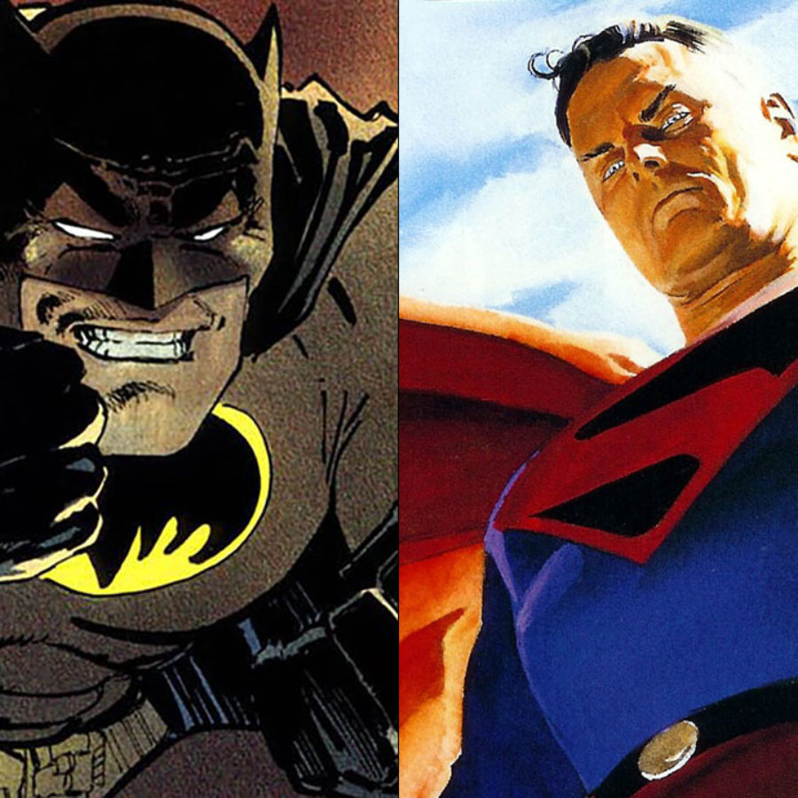 Dark Knight Returns Batman Versus Kingdom Come Superman
