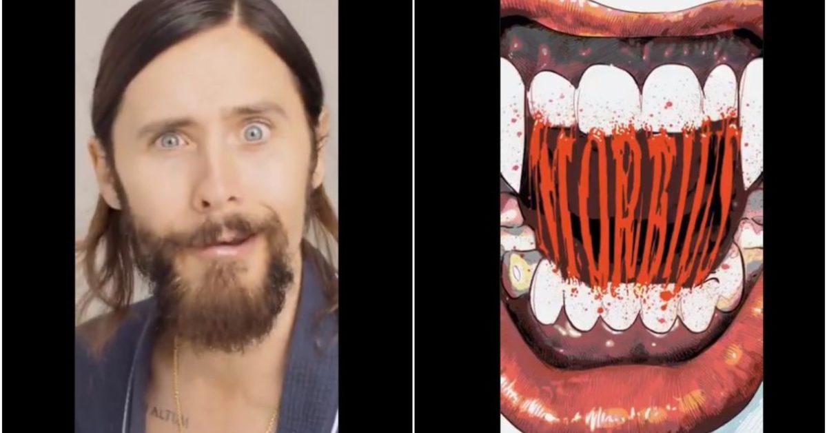 Jared Leto Shaves for 'Morbius' While He Can Still See Reflection (VIDEO)