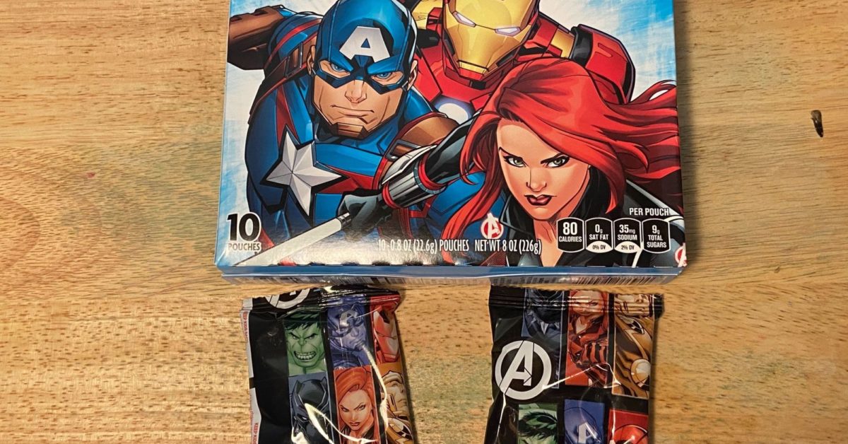 Nerd Food Betty Crocker's Avengers Fruit Snacks