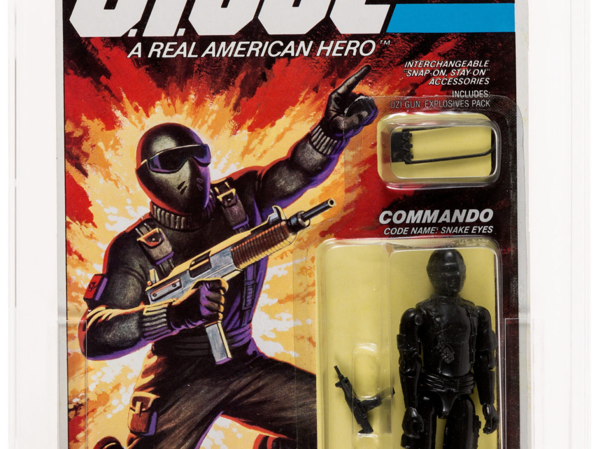 GI Joe 1982 Snake Eyes figure complete (straight arm) www.np.gov.lk