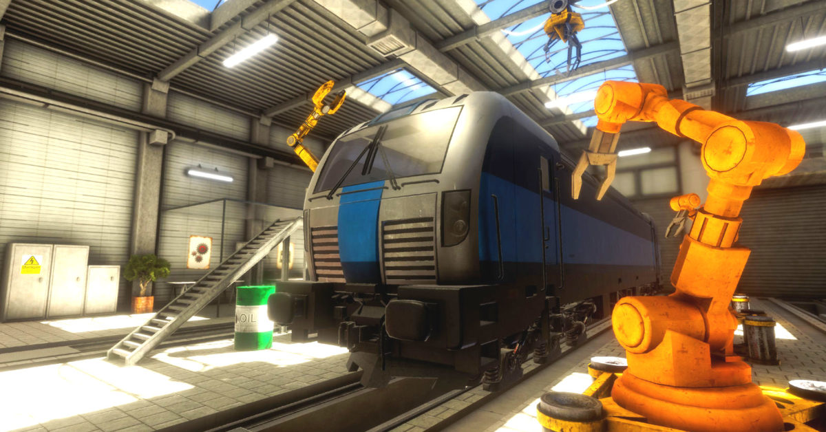 VRFabric Releases Train Mechanic Simulator VR