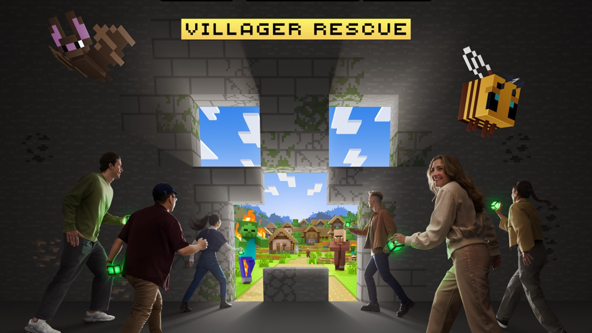 Minecraft Experience Villager Rescue To Open In Dallas