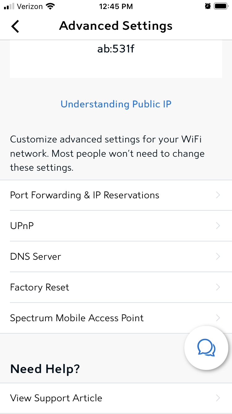 Spectrum Cable Modem and WiFi Router 6 downgrades