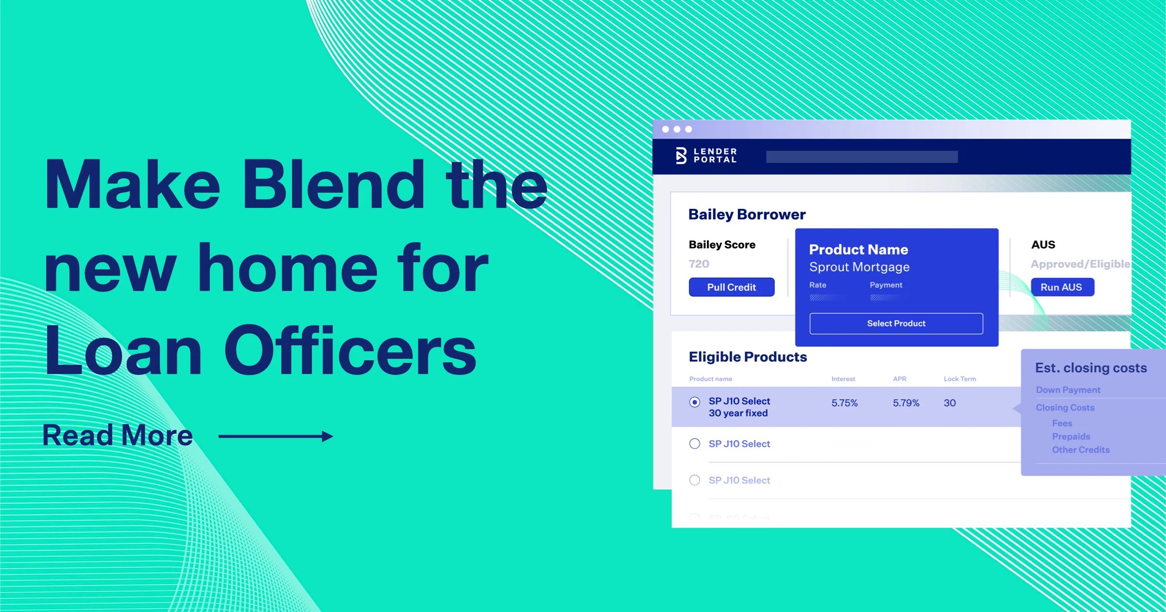 Blend Loan Officer Toolkit Blend app