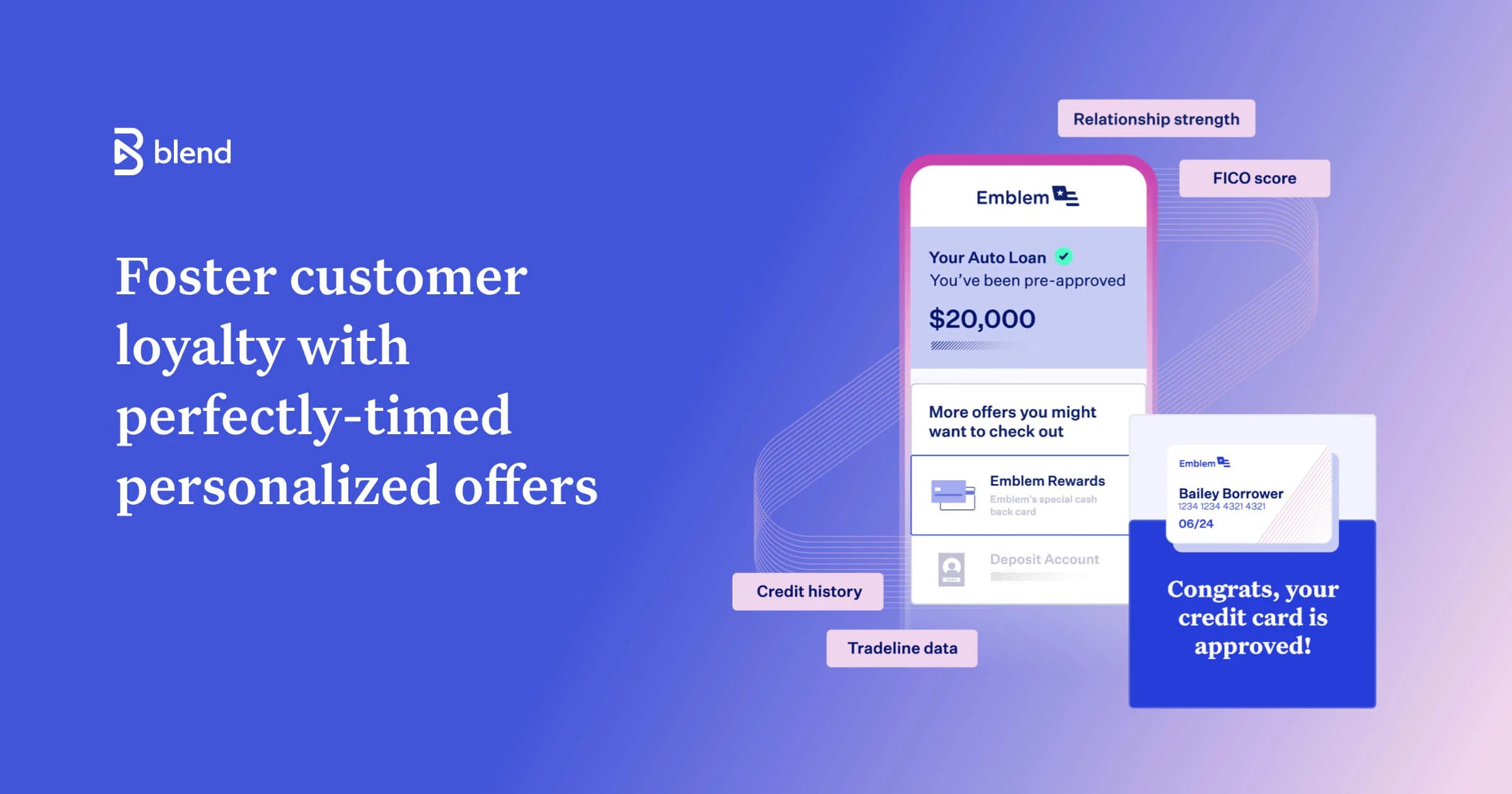 Crosssell consumer banking products with one platform Blend