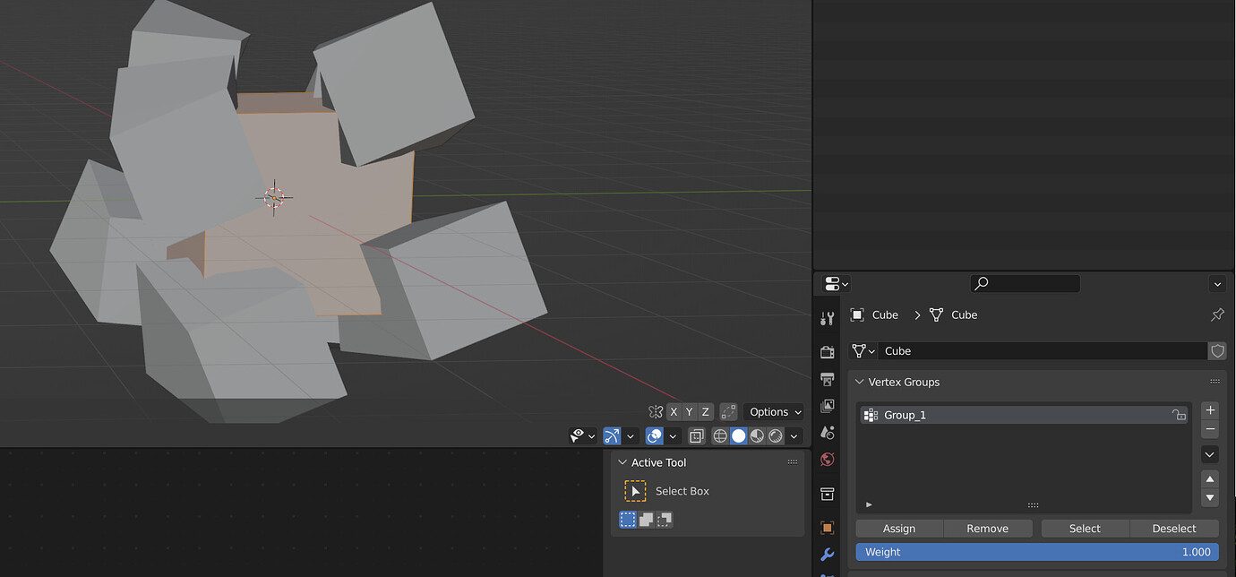 Geo Nodes selection to Vertex Group Modeling Blender Artists Community