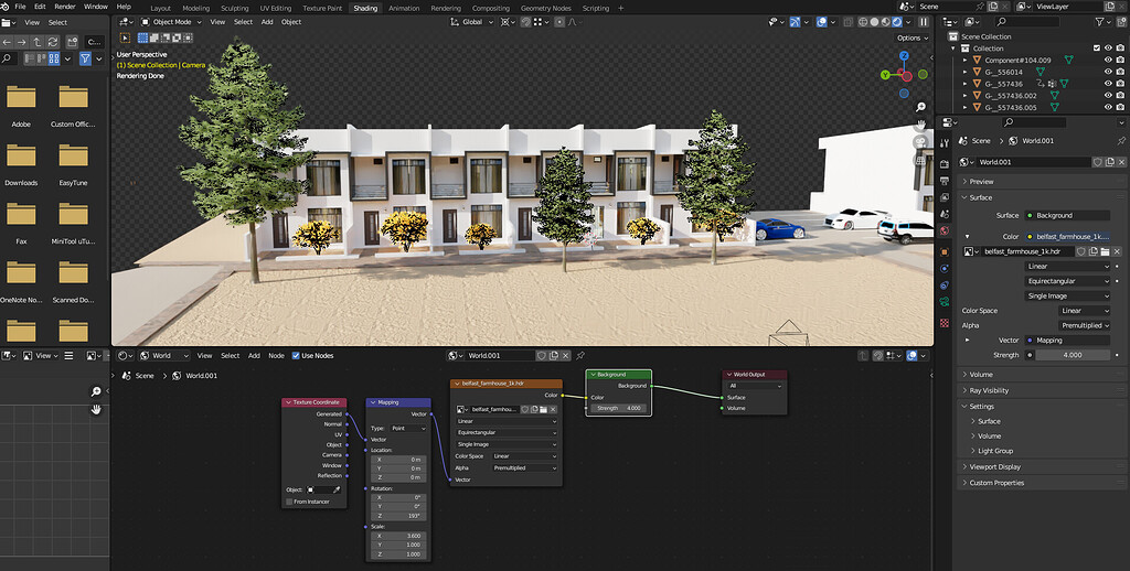 Hdri not showing in viewport & render Lighting and Rendering