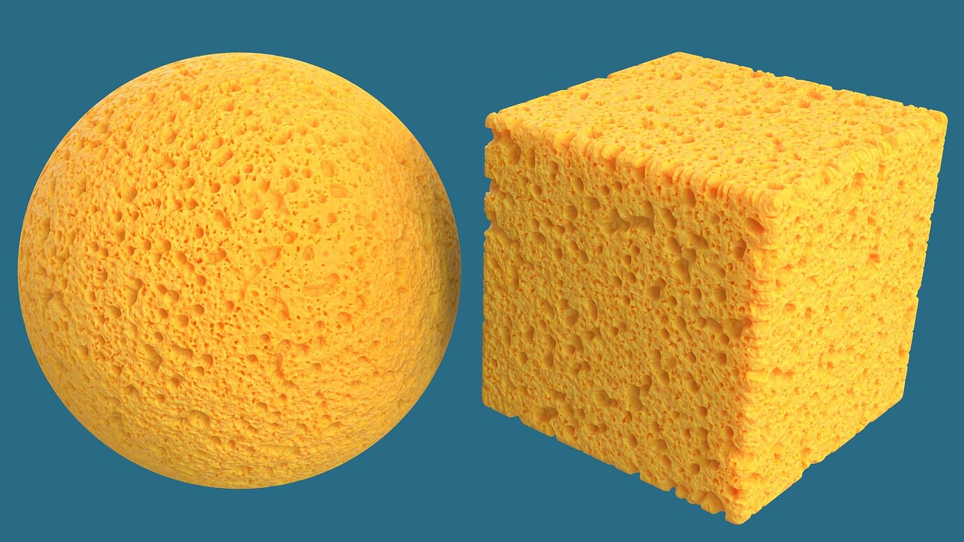 Procedural Sponge Material (Blender Tutorial) Tutorials, Tips and