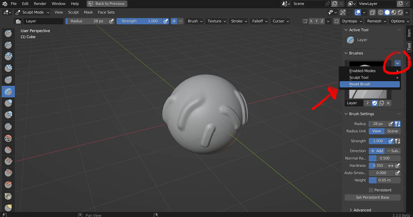 Sculpting tools not working properly Modeling Blender Artists Community