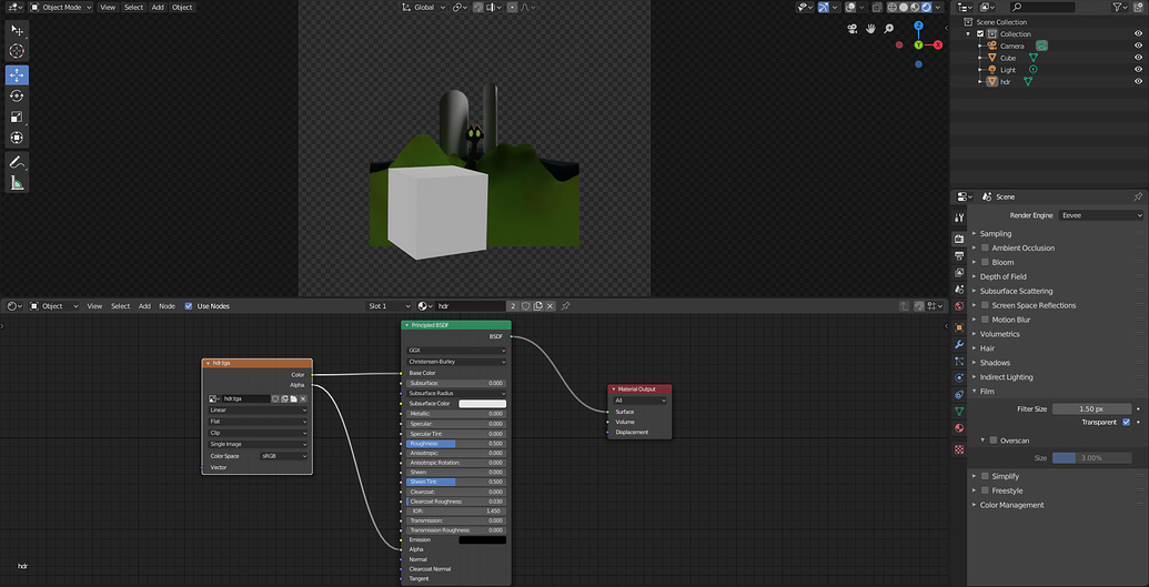 Render Alpha in Alpha channel in Blender 2.8 Compositing and Post