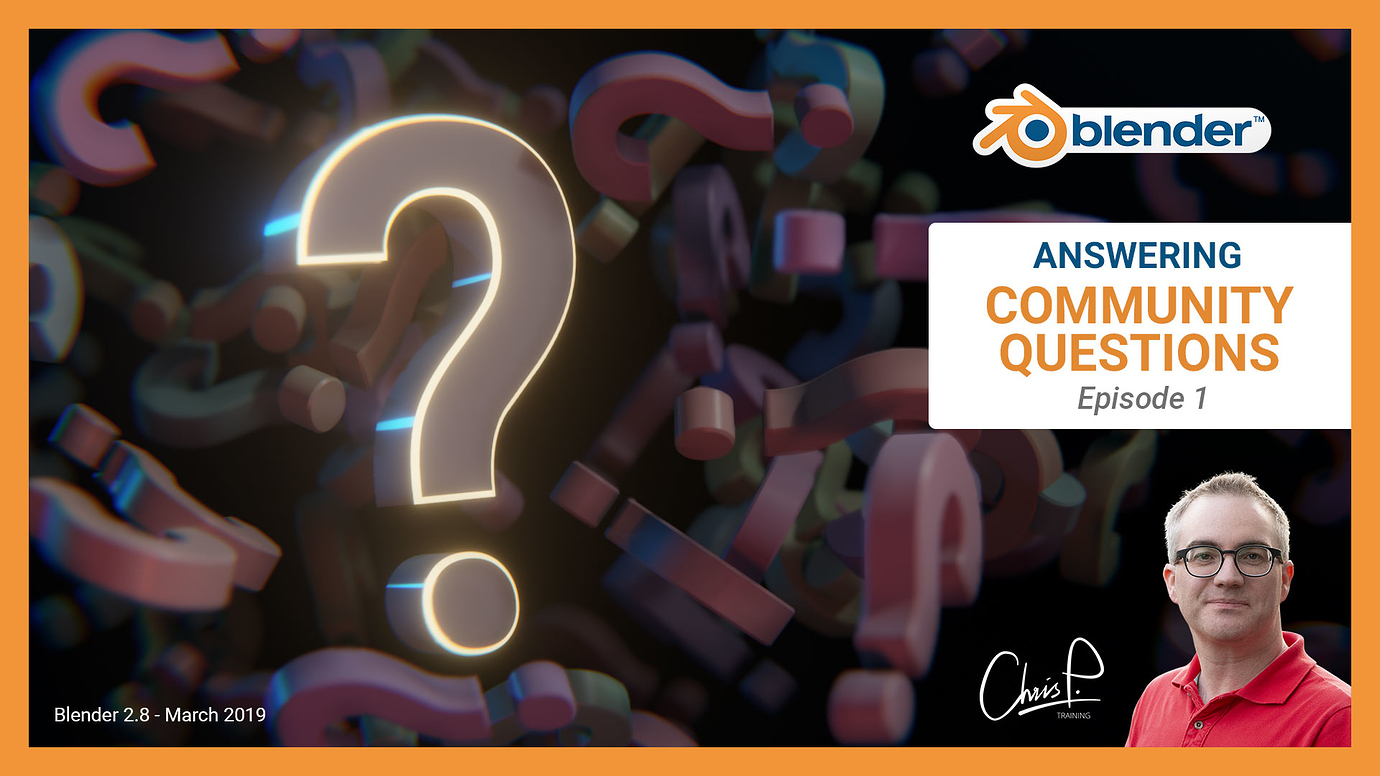 Answering some Blender Questions from the Community Tutorials, Tips