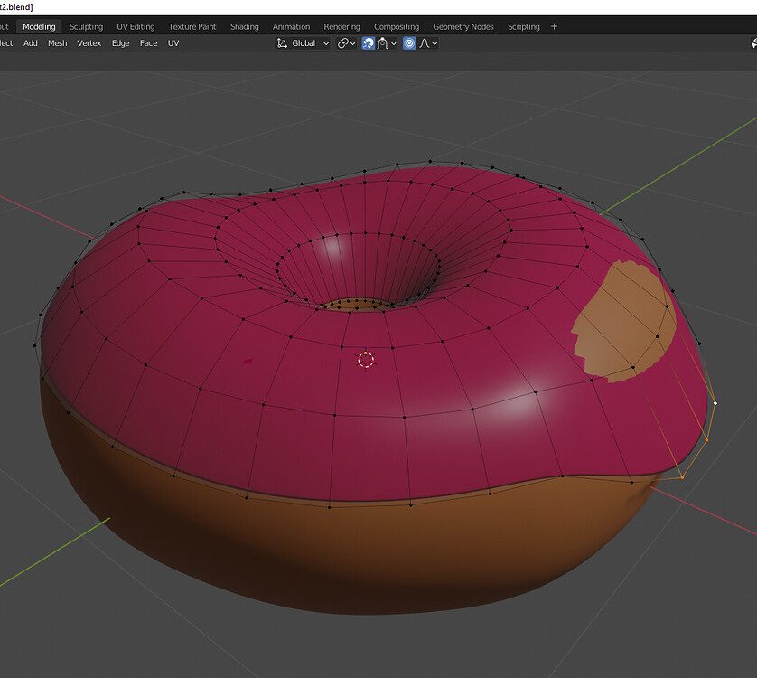 Blender Guru Donut; Snapping/ Proportional editing woes Modeling