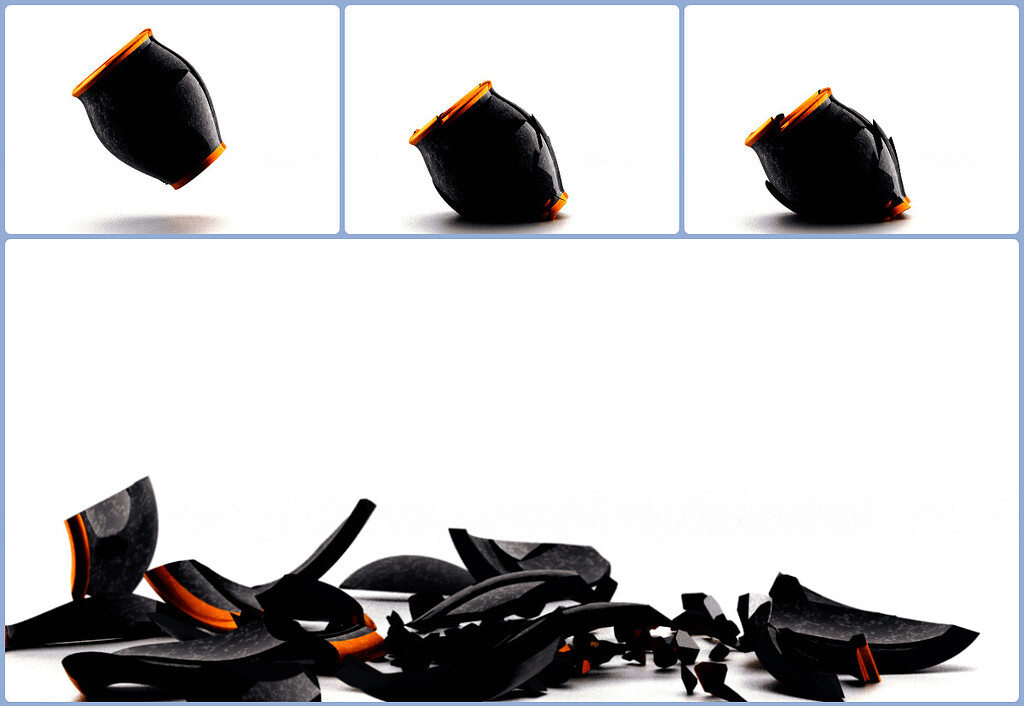 Shattering Vase Effect Animations Blender Artists Community