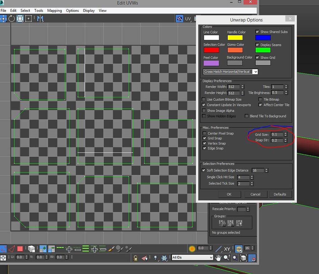Blender UV grid size and tilling size for for UNREAL 2ND UV LIGHTMAPS