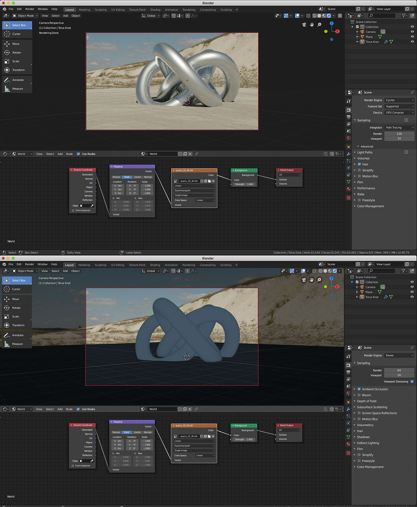 I can't get HDRI to work in EEVEE Lighting and Rendering Blender
