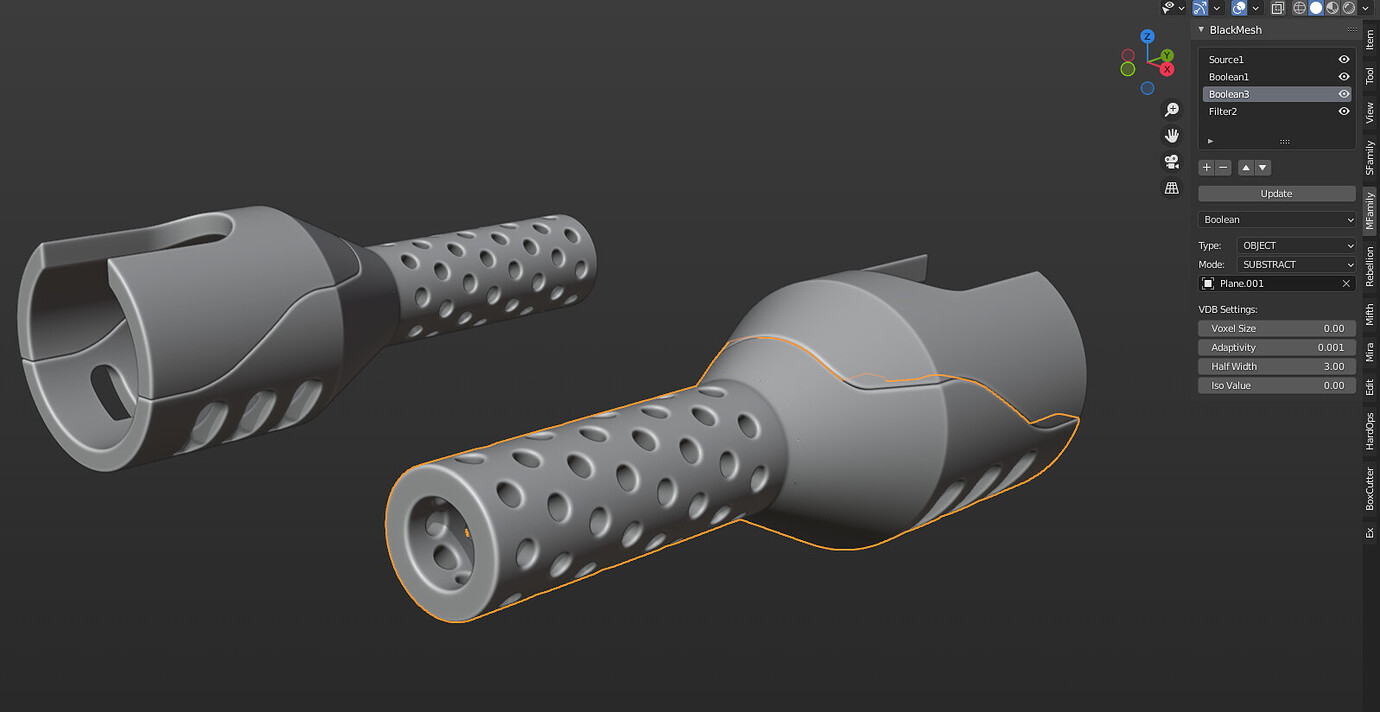 Black Mesh Procedural Modeling Tool Released Scripts and Themes