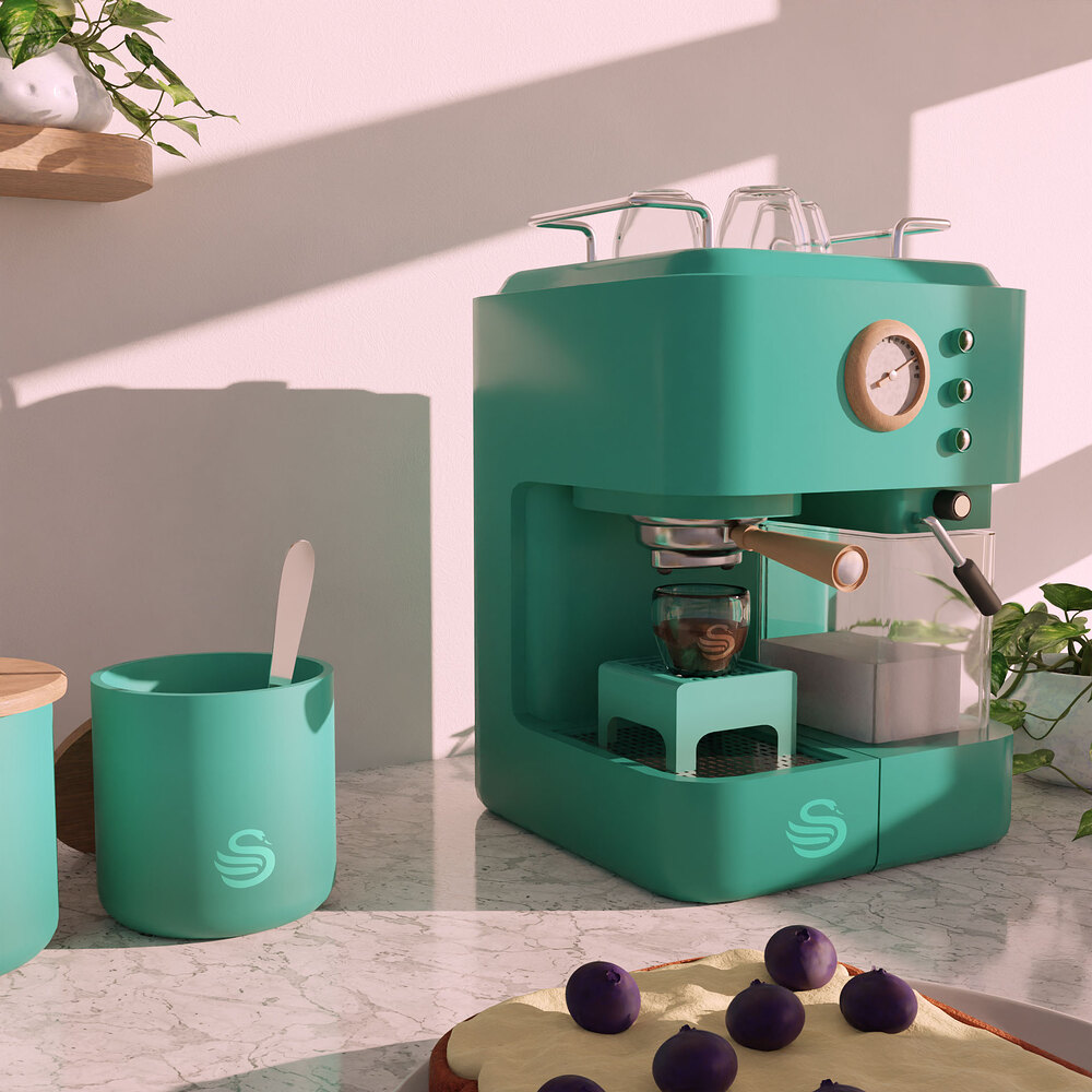 Swan coffee machine Finished Projects Blender Artists Community