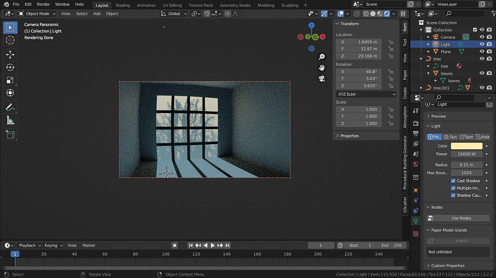 Cycles shadows from translucent material not casting at all? Typical