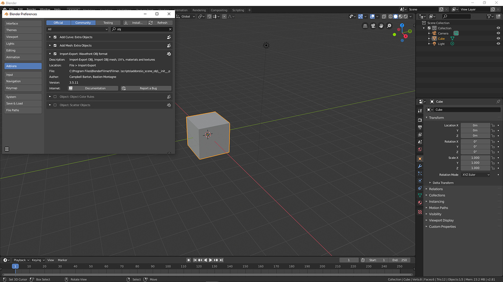 Change obj to .blend Basics & Interface Blender Artists Community