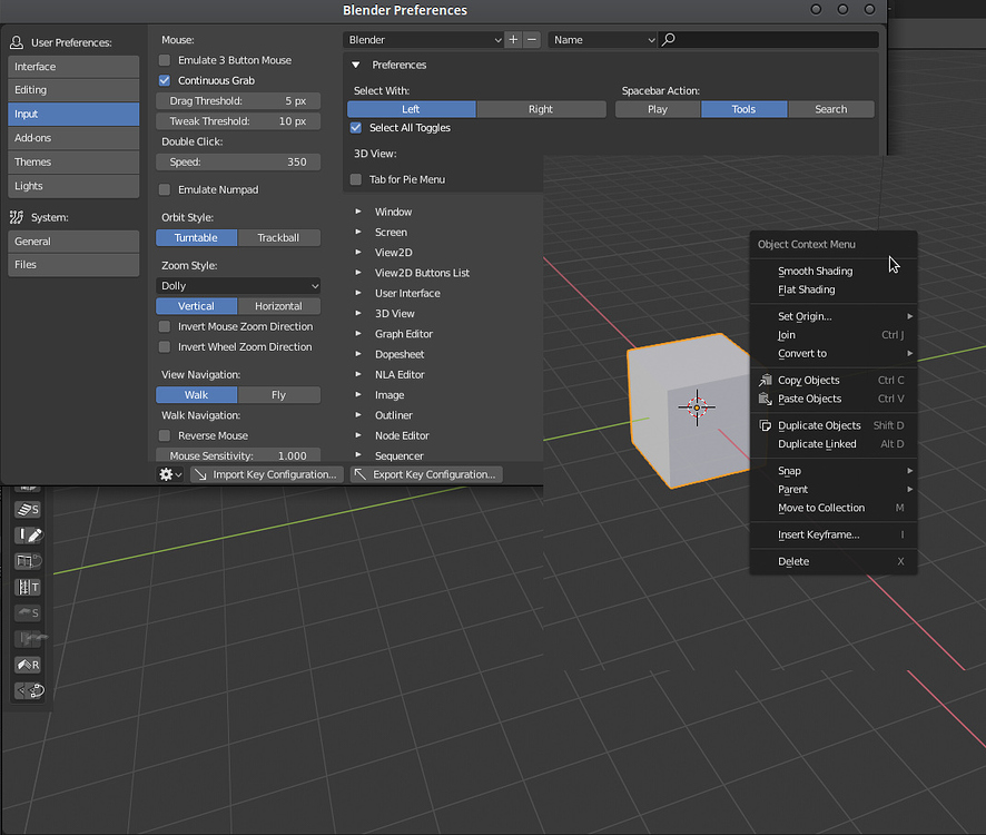 Tools Menu Left vs Right Click Blender Development Discussion