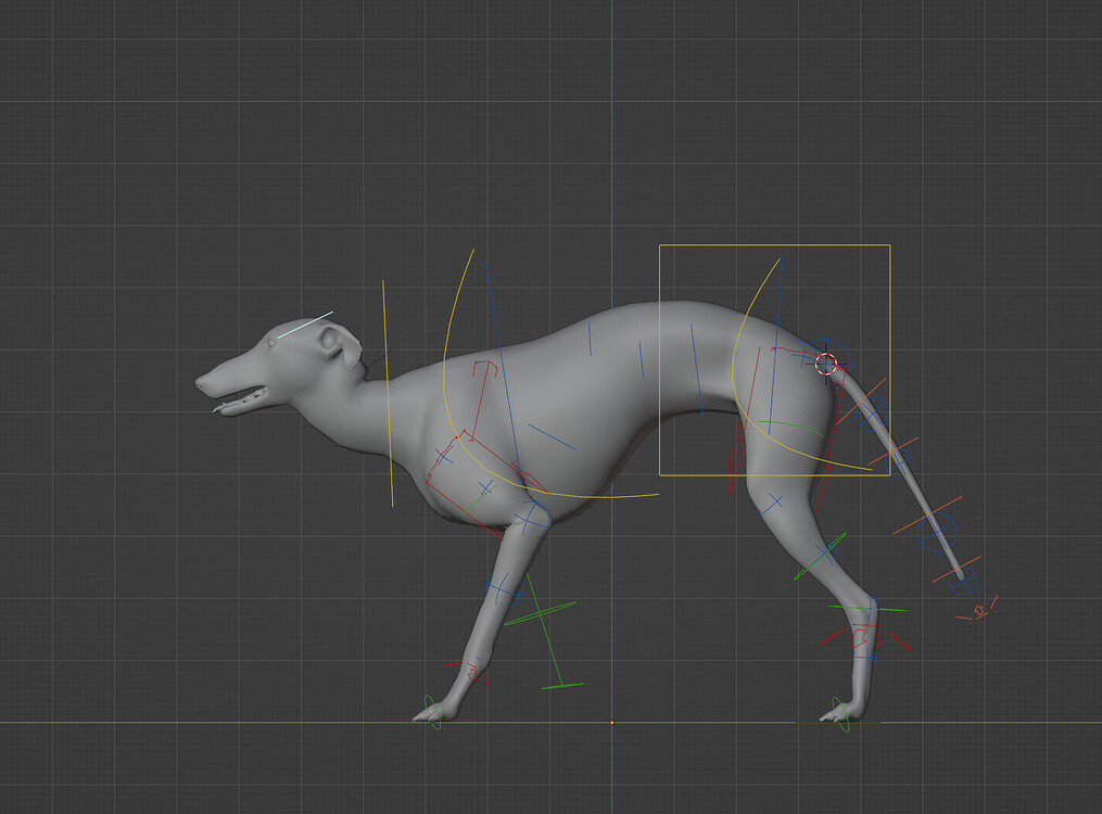 Need feedback and critique for my Rigify Dog rig Focused Critiques